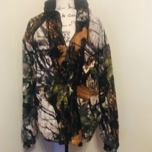 New Men’s Fleece Camo Jacket